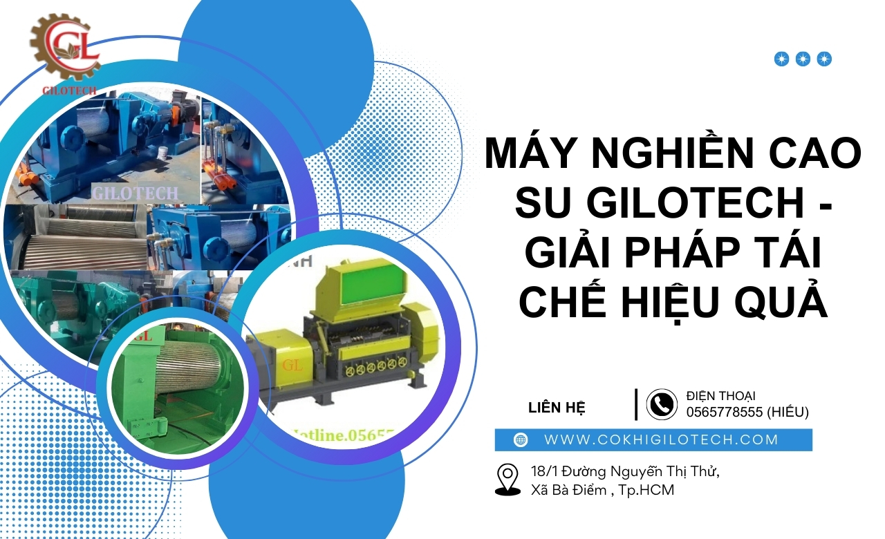 Máy nghiền cao su