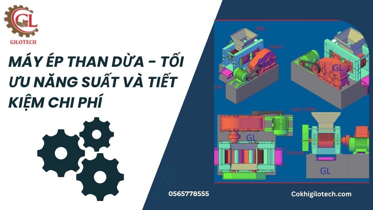 máy ép than dừa
