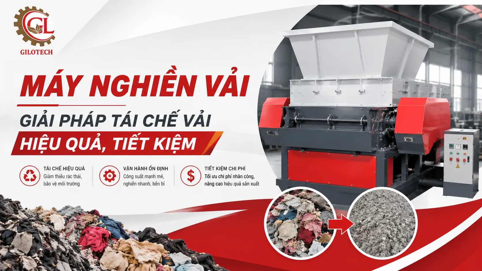 Máy nghiền vải