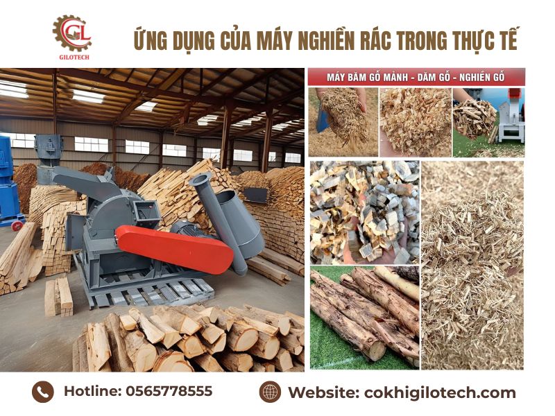 Ứng dụng của máy nghiền rác trong thực tế Ứng dụng của máy nghiền rác trong thực tế